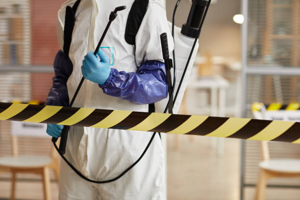 Professional Biohazard technician working in Armstrong, TX